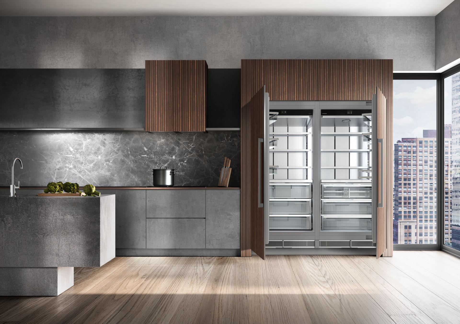 Samsung kitchen and laundry appliances in a Houston home