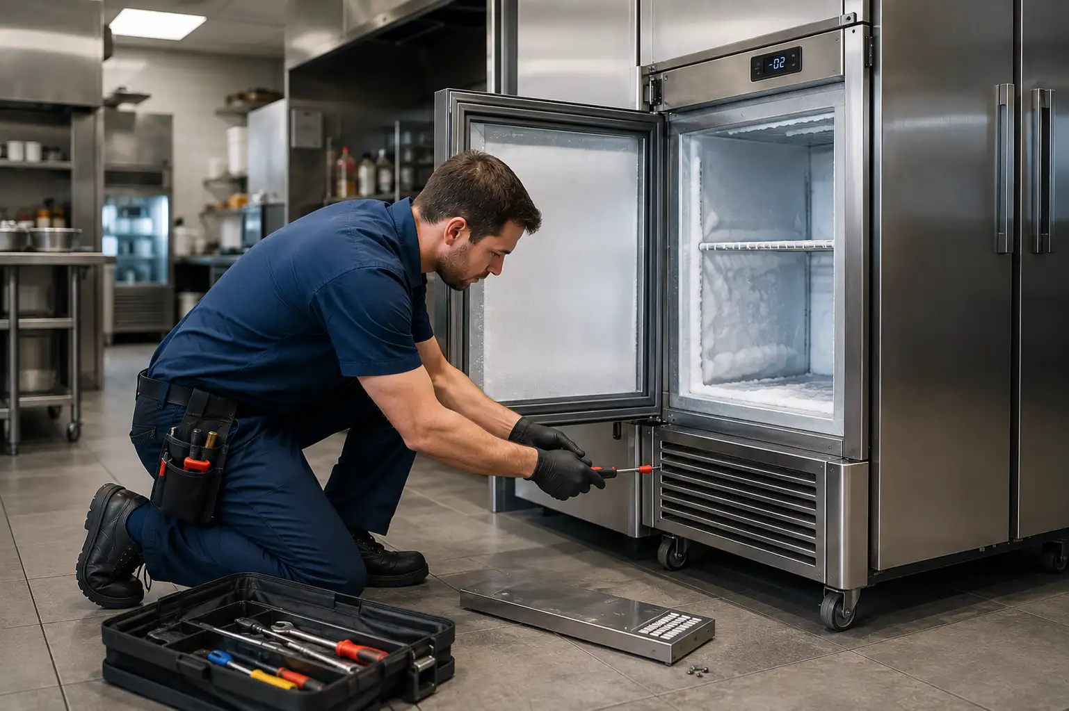 Commercial freezer repair