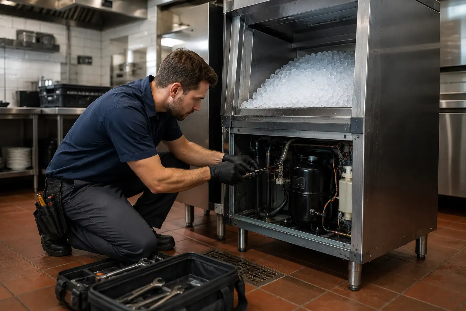 Commercial ice machine repair