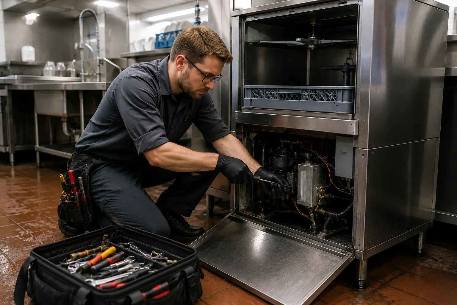 Commercial washer and dryer repair