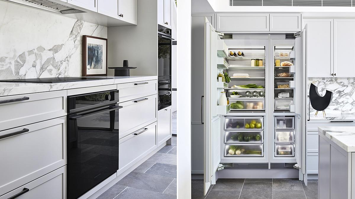 DCS outdoor kitchen appliances in a Houston home