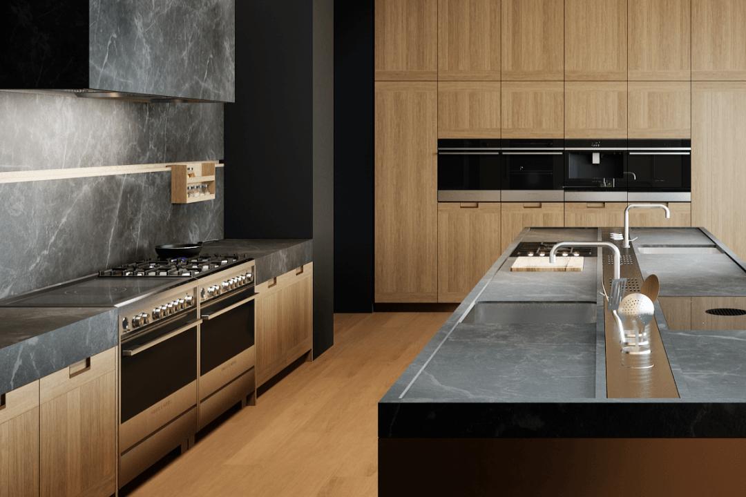 Electrolux kitchen and laundry appliances in a Houston home