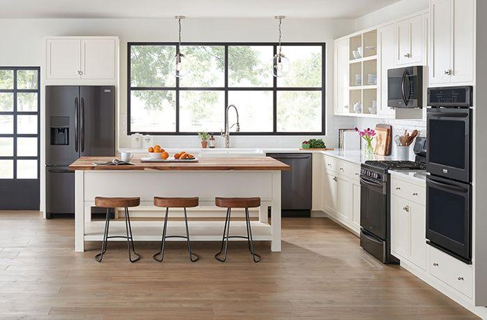 LG kitchen and laundry appliances in a Houston home