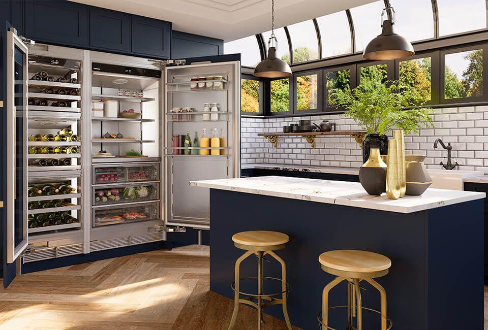 Miele kitchen and laundry appliances in a Houston home