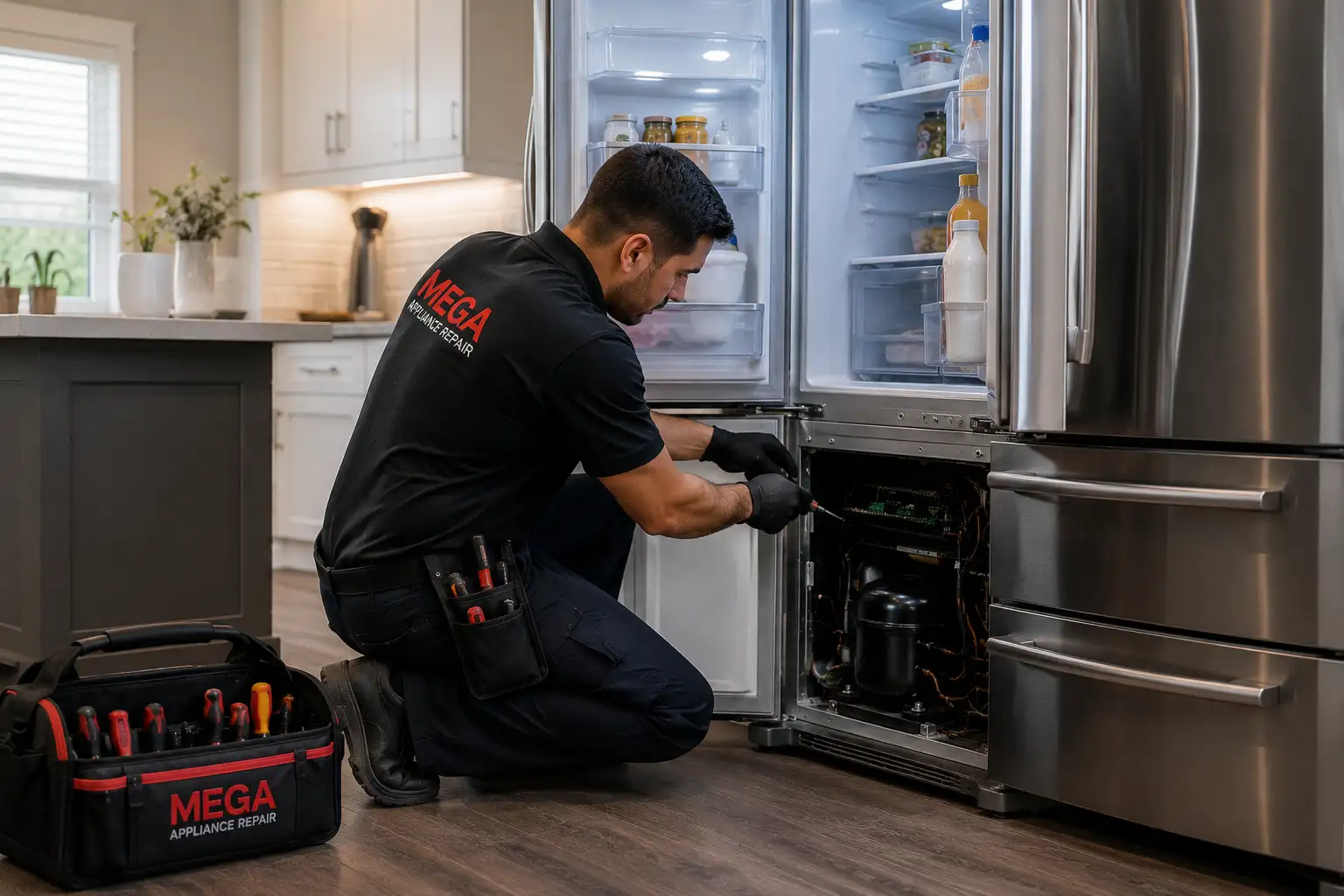 Professional refrigerator repair service in Houston Texas